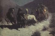 Frederic Remington A Taint on the Wind (mk43) oil painting artist